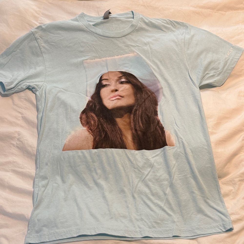 Men’s Kacey Musgraves Light Blue Graphic Tee - Medium